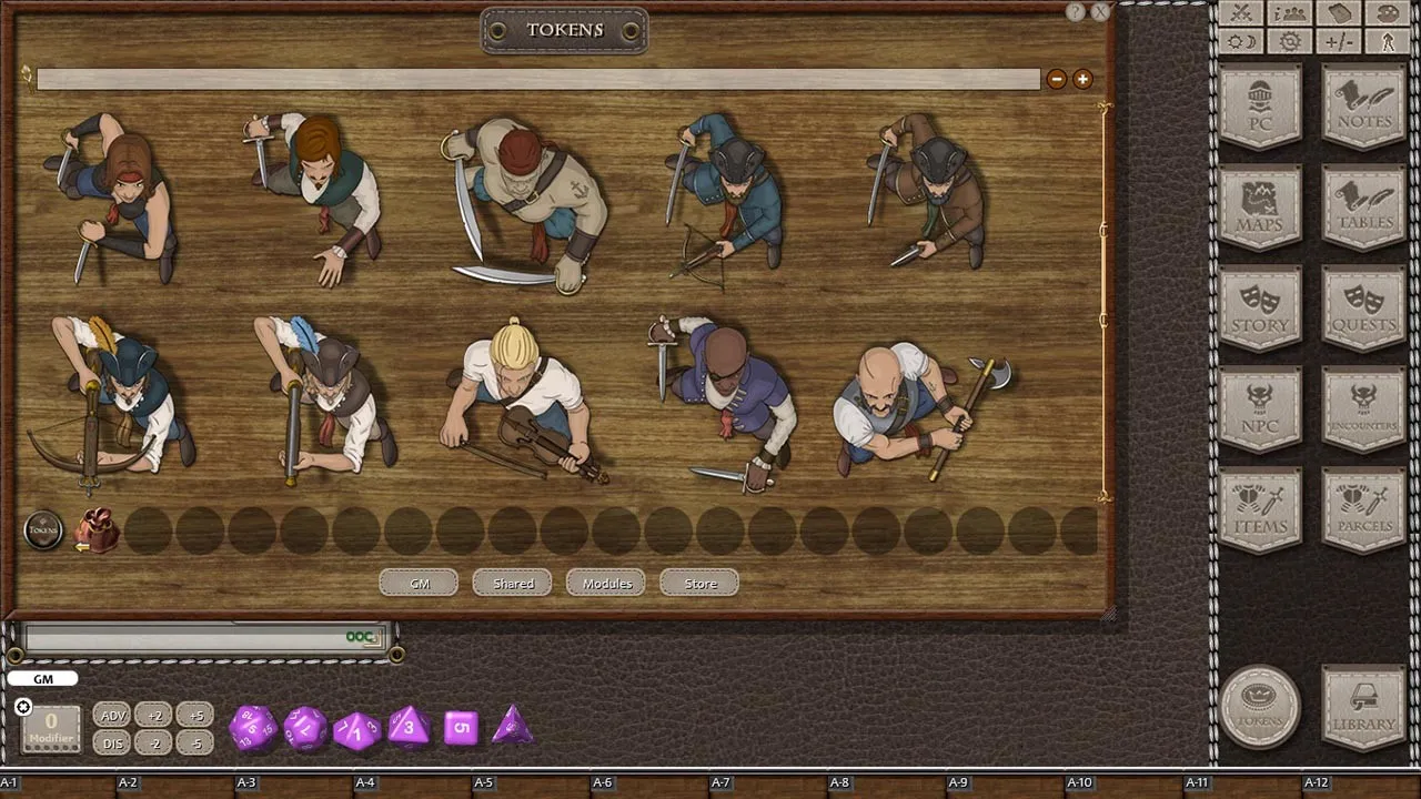 Fantasy Grounds - Jans Token Pack 04 - Pirates 1 Screenshot 1