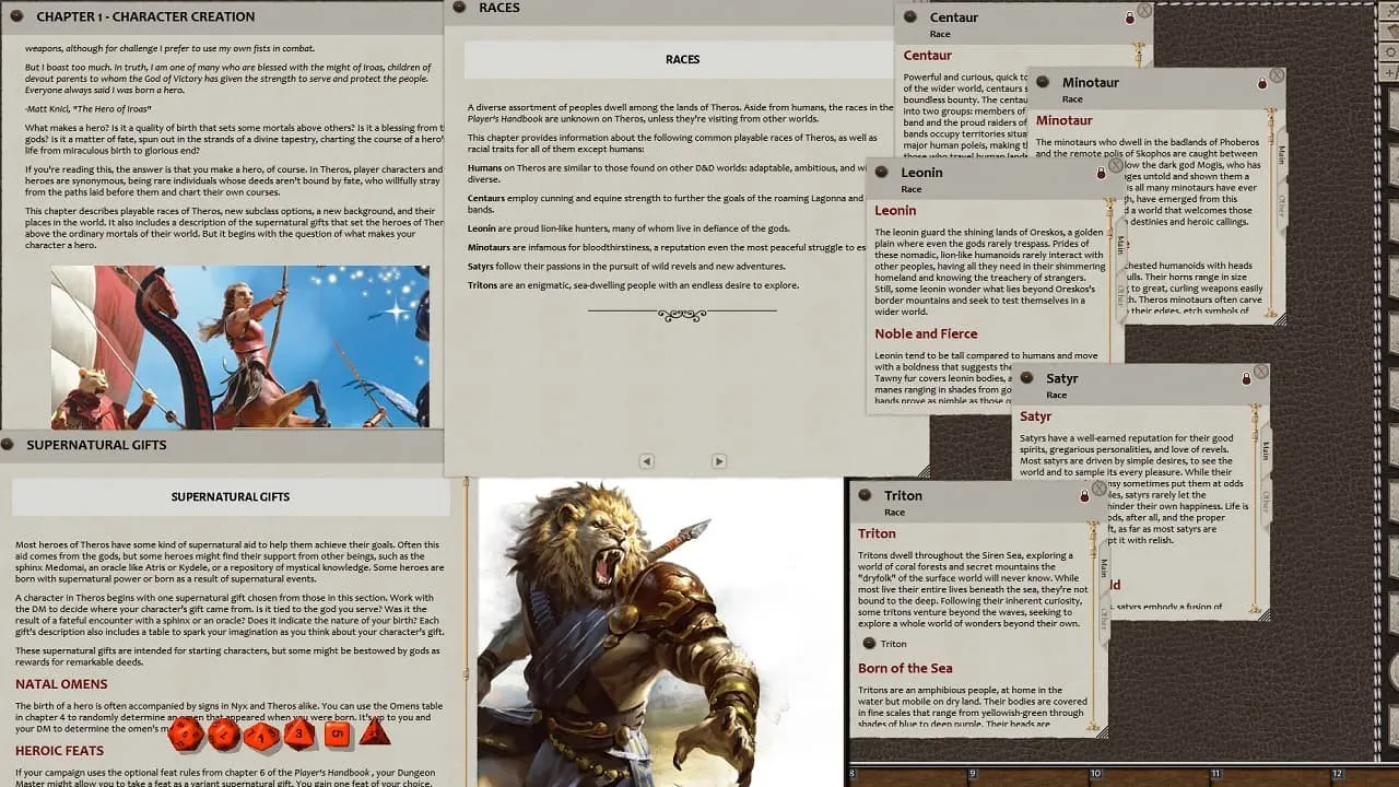 Fantasy Grounds - D&D Mythic Odysseys of Theros Screenshot 1