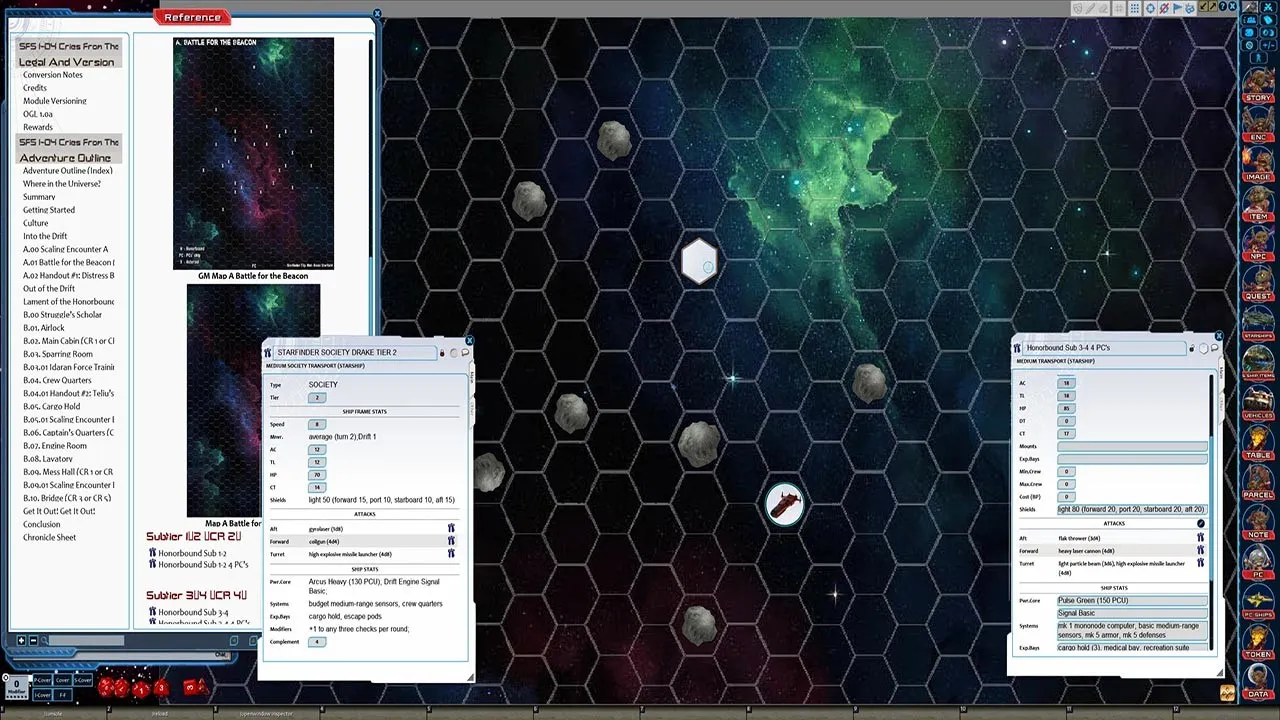 Fantasy Grounds - Starfinder RPG - Starfinder Society Scenario #1-04: Cries From the Drift Screenshot 1