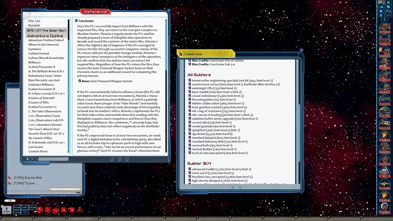 Fantasy Grounds - Starfinder RPG - Starfinder Society Scenario #1-07: The Solar Sortie Screenshot 5