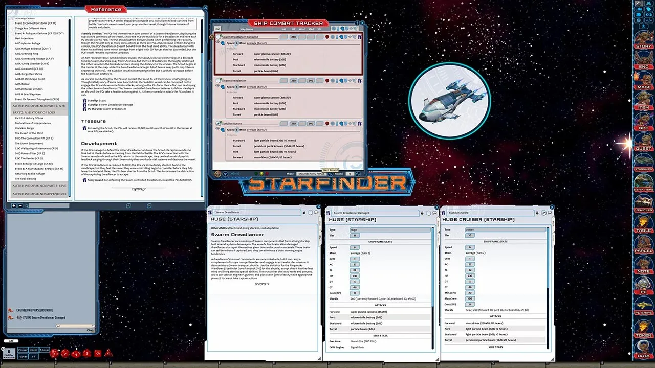 Fantasy Grounds - Starfinder RPG - Attack of the Swarm AP 5: Hive of Minds Screenshot 5