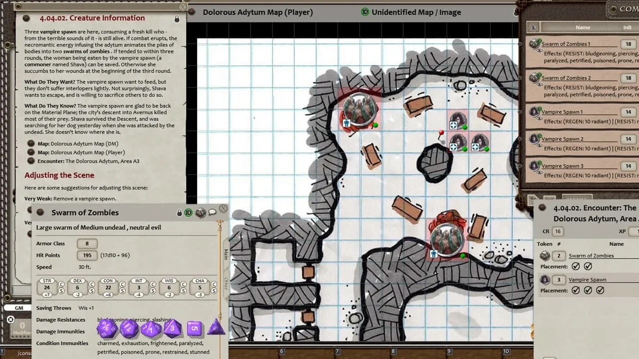Fantasy Grounds - D&D Adventurers League 09-14 The Vast Emptiness of Grace Screenshot 4