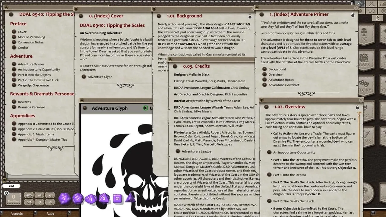 Fantasy Grounds - D&D Adventurers League 09-10 Tipping the Scales Screenshot 4