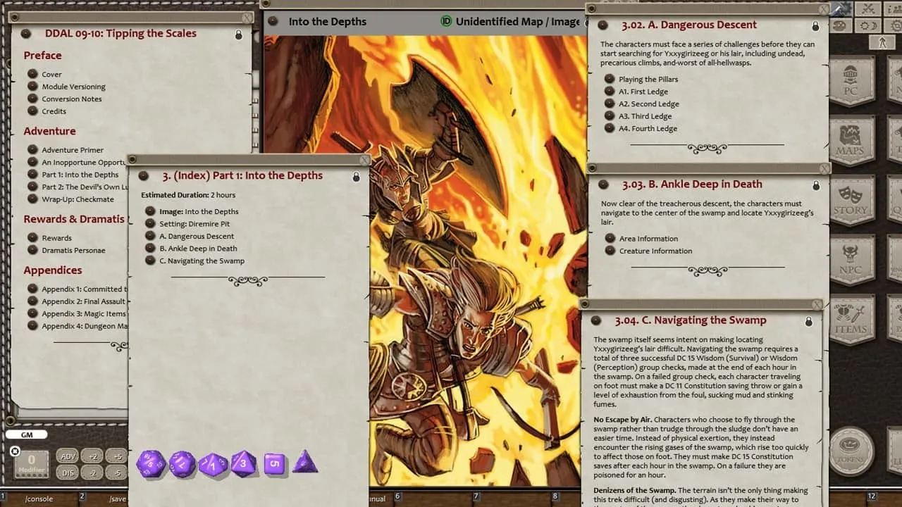 Fantasy Grounds - D&D Adventurers League 09-10 Tipping the Scales Screenshot 2