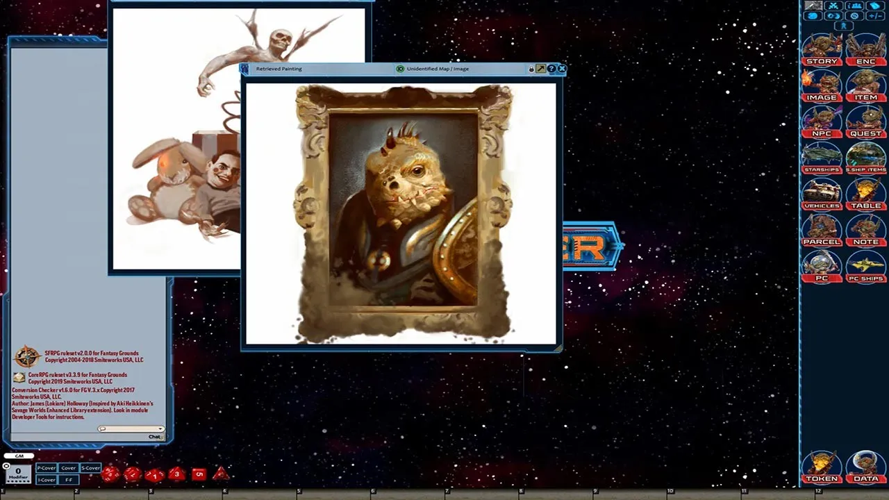 Fantasy Grounds - Starfinder RPG - Starfinder Society Scenario #2-15: The Infernal Gallery Screenshot 1