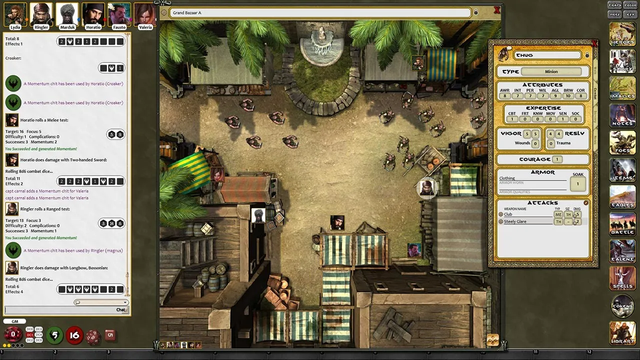 Fantasy Grounds - Robert E Howard's Conan Roleplaying Game Screenshot 2