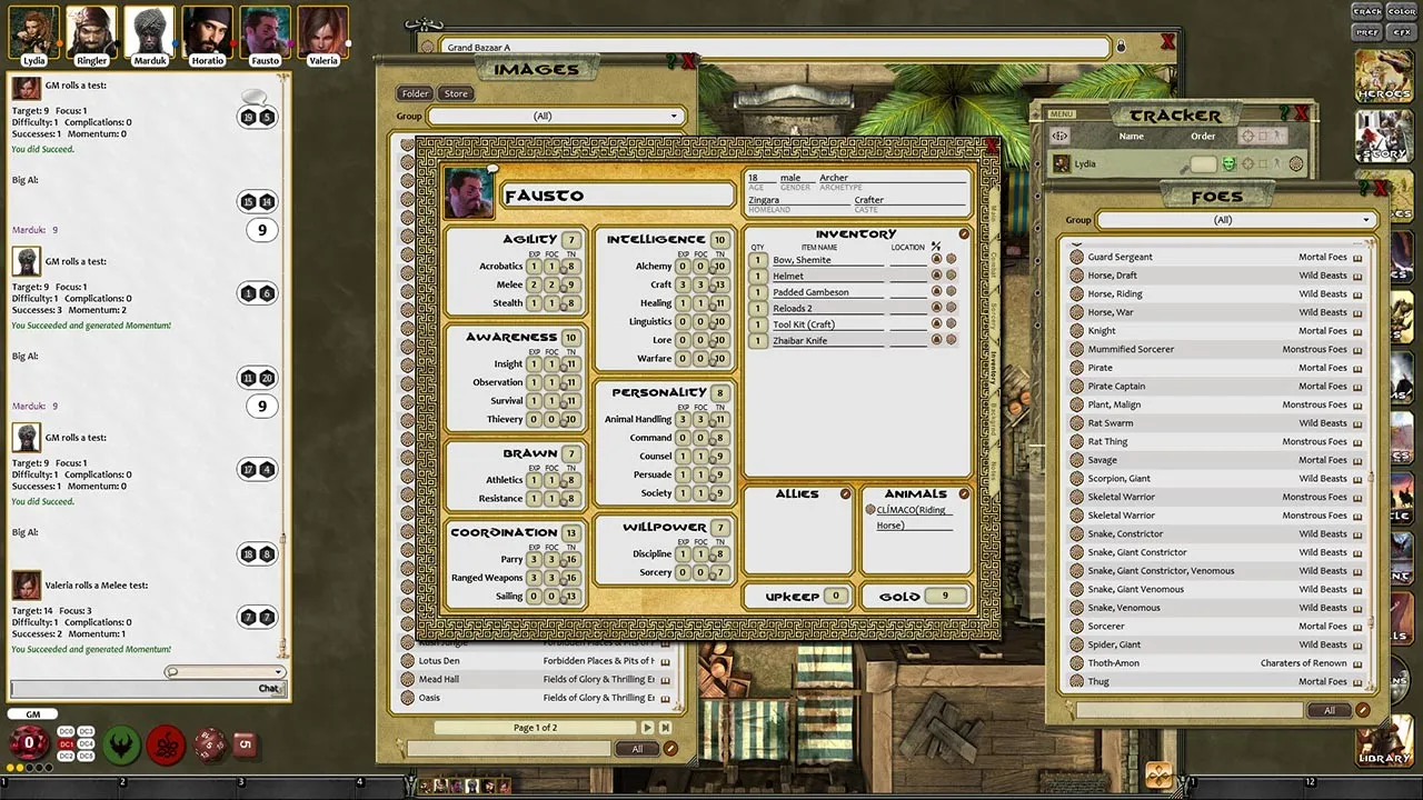 Fantasy Grounds - Robert E Howard's Conan Roleplaying Game Screenshot 4