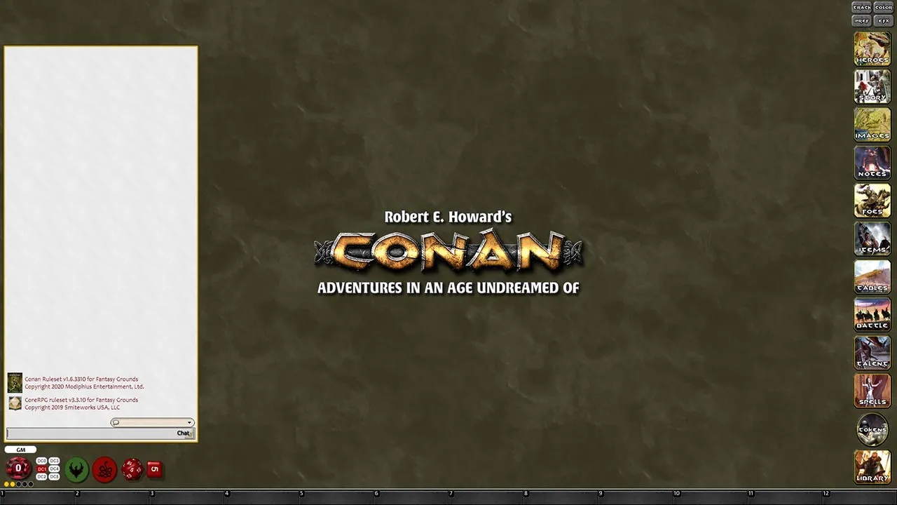 Fantasy Grounds - Robert E Howard's Conan Roleplaying Game Screenshot 0