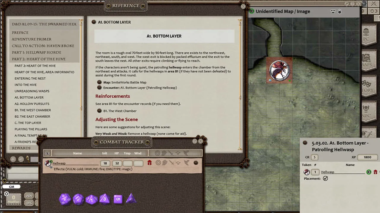 Fantasy Grounds - D&D Adventurers League 09-13 The Swarmed Heart Screenshot 1