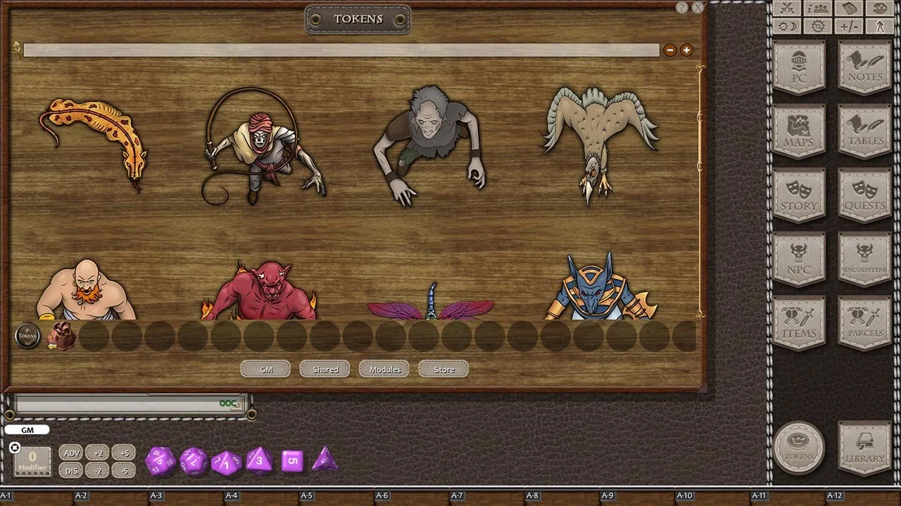 Fantasy Grounds - Jans Token Pack 02 - Desert Creatures Screenshot 1