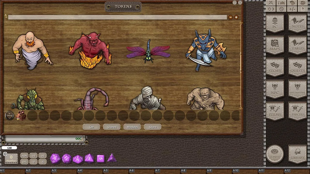 Fantasy Grounds - Jans Token Pack 02 - Desert Creatures Screenshot 0