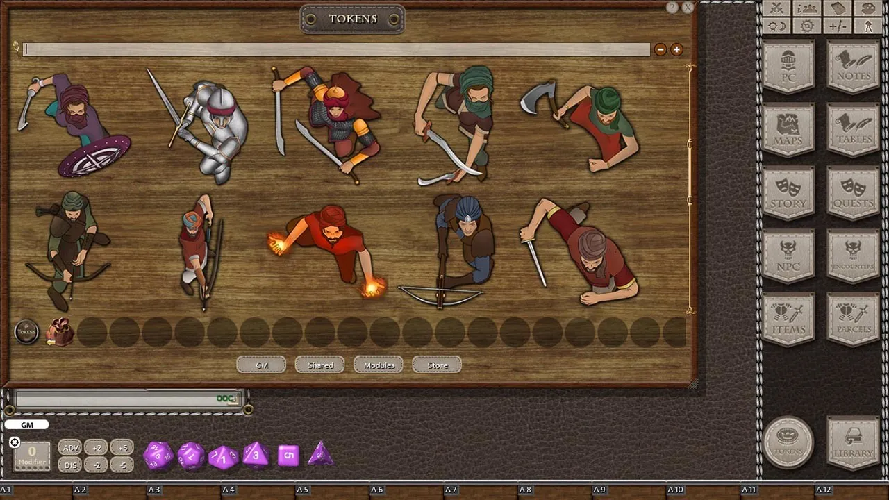 Fantasy Grounds - Jans Token Pack 01 - Desert Warriors Screenshot 2
