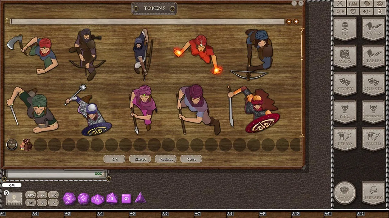 Fantasy Grounds - Jans Token Pack 01 - Desert Warriors Screenshot 0