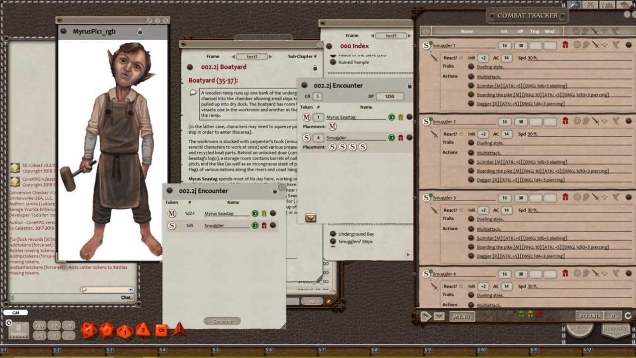 Fantasy Grounds - Smuggler's Port of the Undercity Screenshot 4