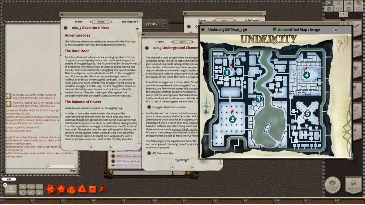 Fantasy Grounds - Smuggler's Port of the Undercity Screenshot 1