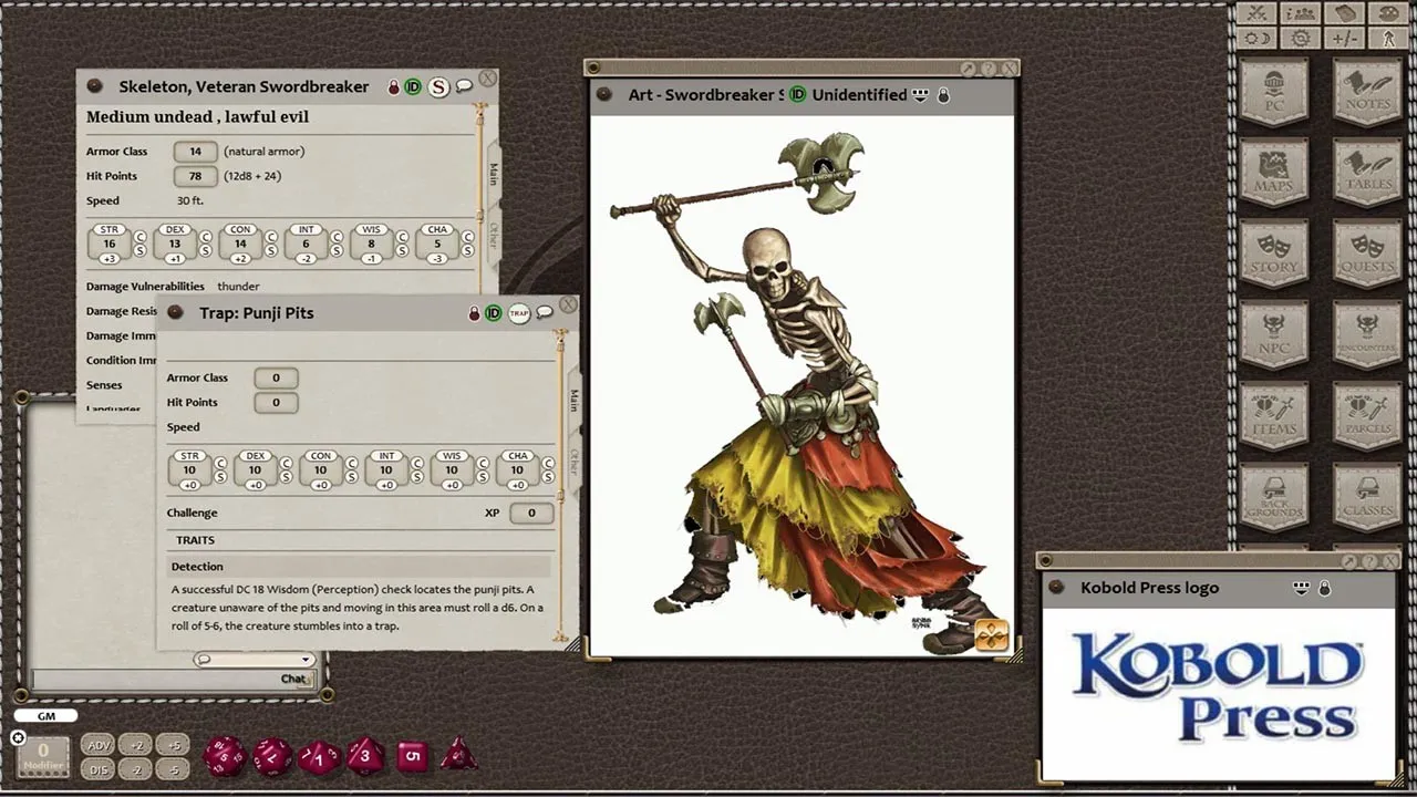 Fantasy Grounds - Underworld Lairs Screenshot 0