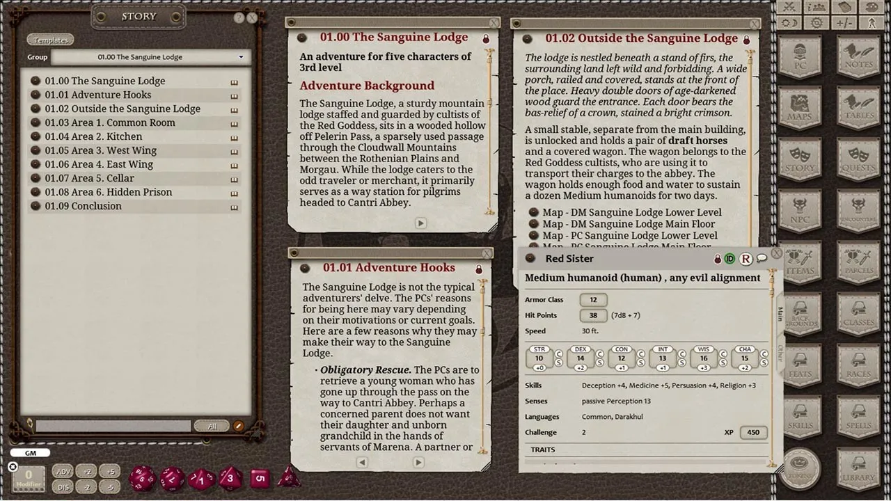 Fantasy Grounds - Underworld Lairs Screenshot 5