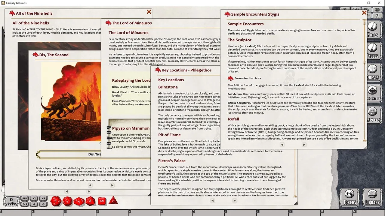 Fantasy Grounds - DDAL00-11 Pipyap's Guide to All of the Nine Hells Screenshot 0