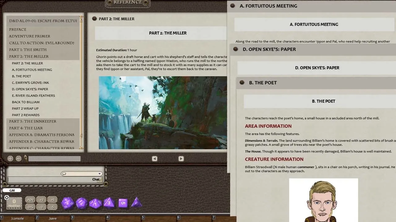 Fantasy Grounds - D&D Adventurers League 09-01 Escape From Elturgard Screenshot 2