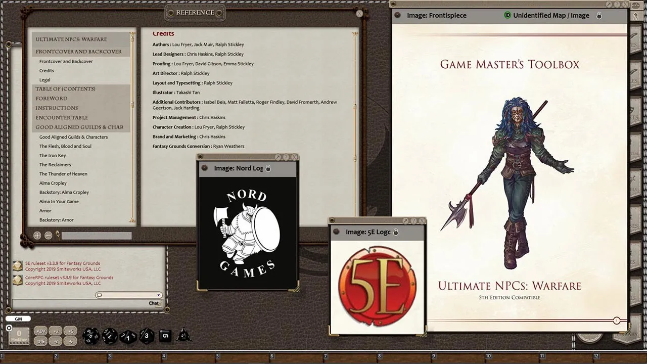 Fantasy Grounds - Game Master's Toolbox: Ultimate NPCs: Warfare 5th Edition Screenshot 2