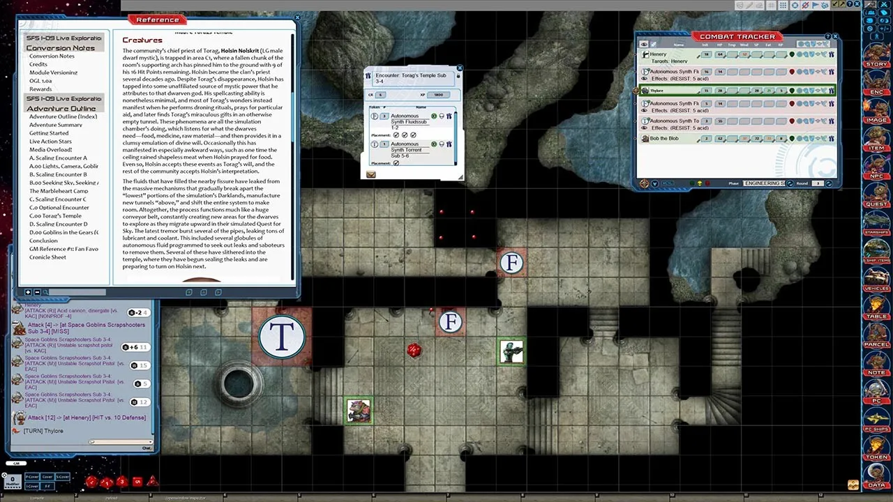 Fantasy Grounds - Starfinder RPG - Starfinder Society Scenario #1-09: Live Exploration Extreme! Screenshot 5