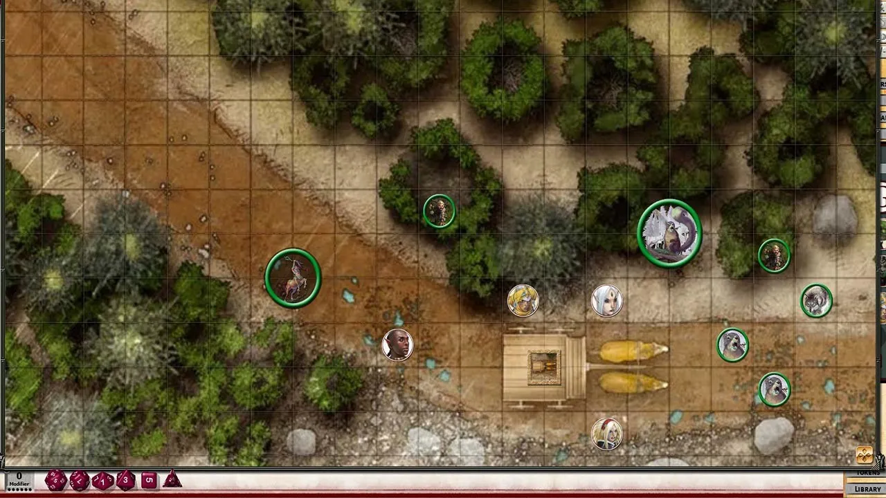 Fantasy Grounds - Pathfinder RPG - Pathfinder Society Scenario #1-04: Bandits of Immenwood Screenshot 0