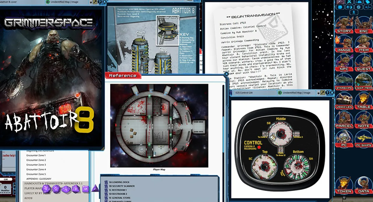 Fantasy Grounds - Grimmerspace: Abattoir 8 Screenshot 3