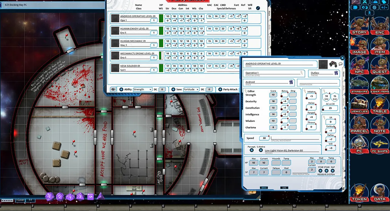 Fantasy Grounds - Grimmerspace: Abattoir 8 Screenshot 2