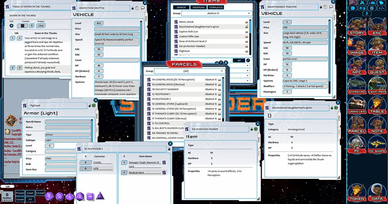 Fantasy Grounds - Grimmerspace: Abattoir 8 Screenshot 0