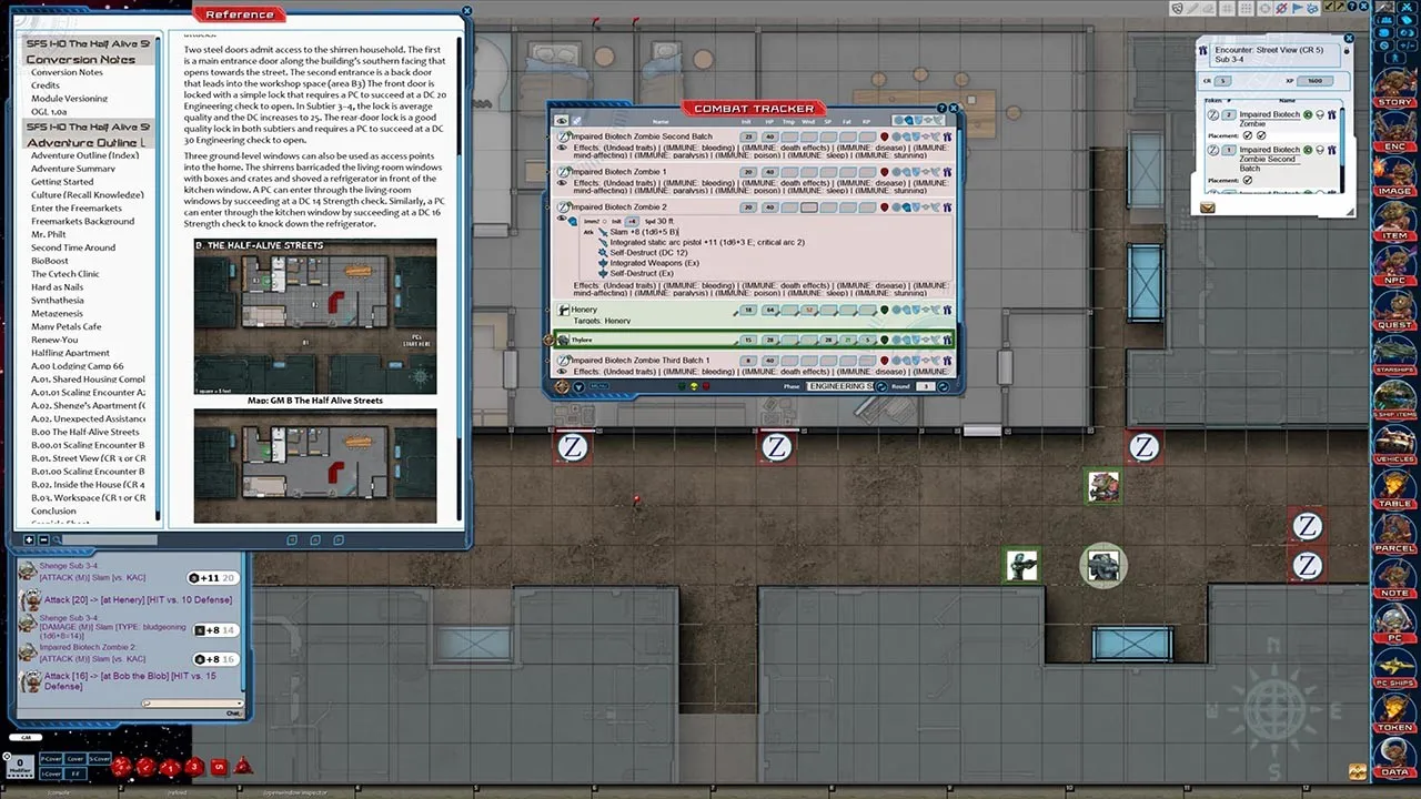 Fantasy Grounds - Starfinder RPG - Starfinder Society Scenario #1-10: The Half-Alive Streets Screenshot 1