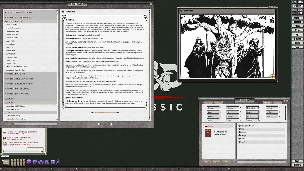 Fantasy Grounds - D&D Classics: Complete Druid's Handbook Screenshot 0