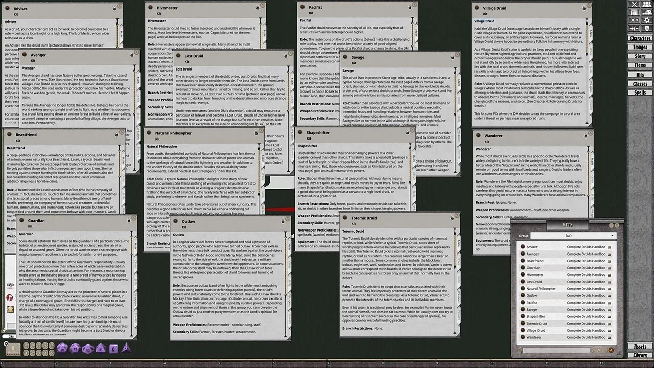 Fantasy Grounds - D&D Classics: Complete Druid's Handbook Screenshot 1