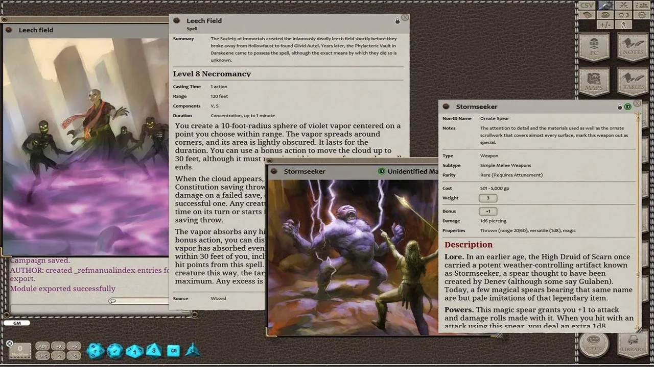 Fantasy Grounds - Scarred Lands Player's Guide Screenshot 0