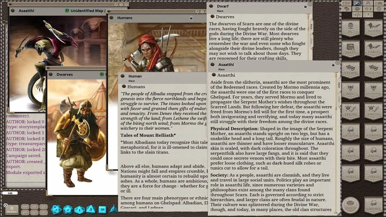 Fantasy Grounds - Scarred Lands Player's Guide Screenshot 2