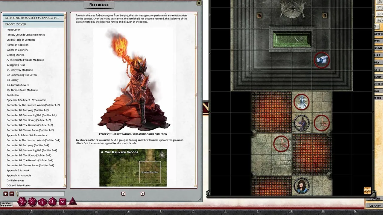 Fantasy Grounds - Pathfinder RPG - Pathfinder Society Scenario #1-11: Flames of Rebellion Screenshot 0