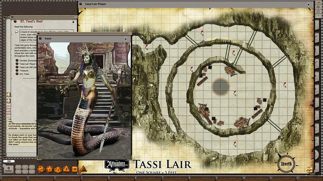 Fantasy Grounds - B05: To Catch a Serpent Screenshot 1
