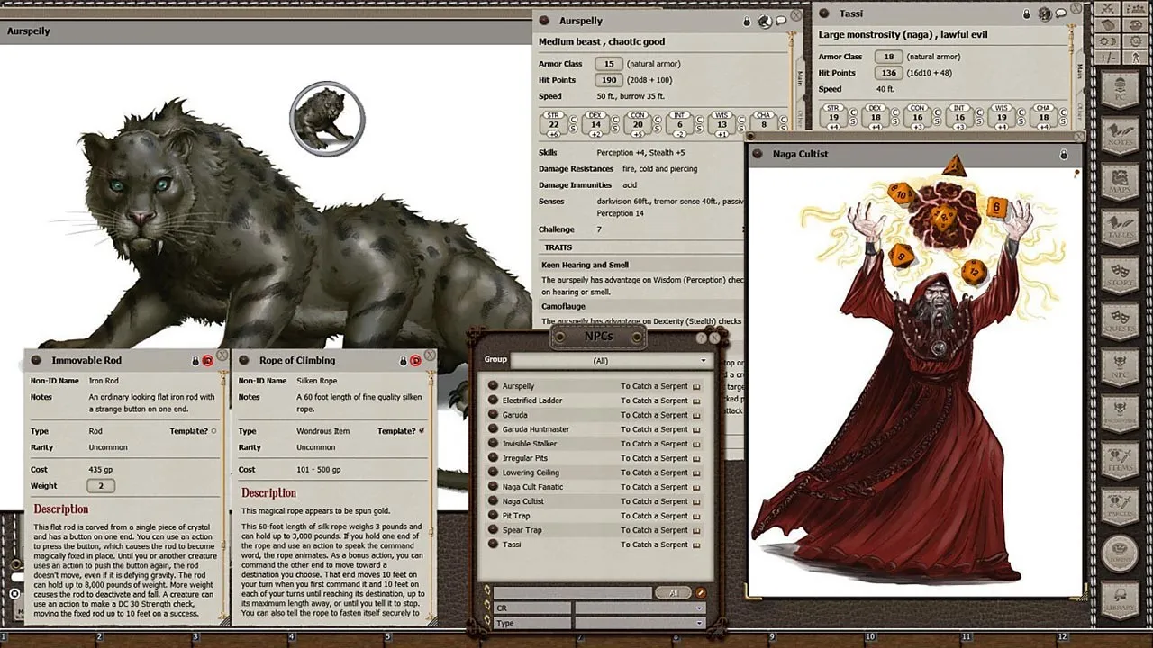 Fantasy Grounds - B05: To Catch a Serpent Screenshot 2