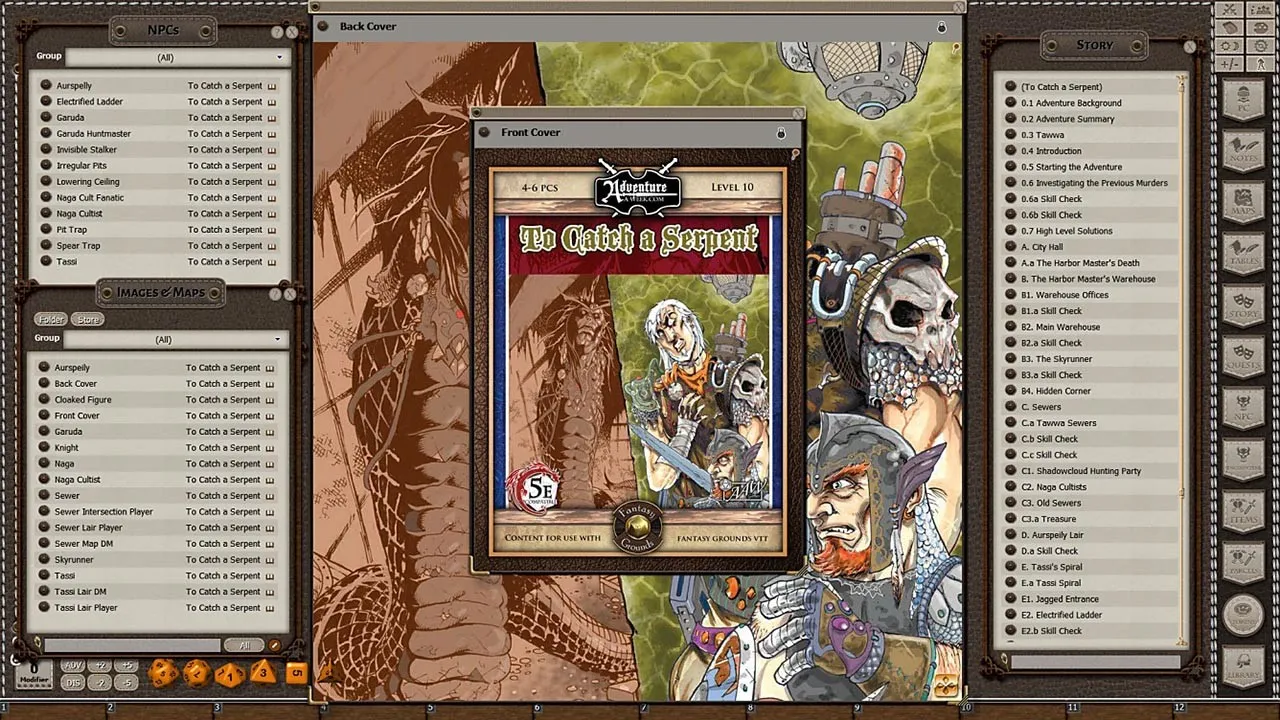 Fantasy Grounds - B05: To Catch a Serpent Screenshot 4