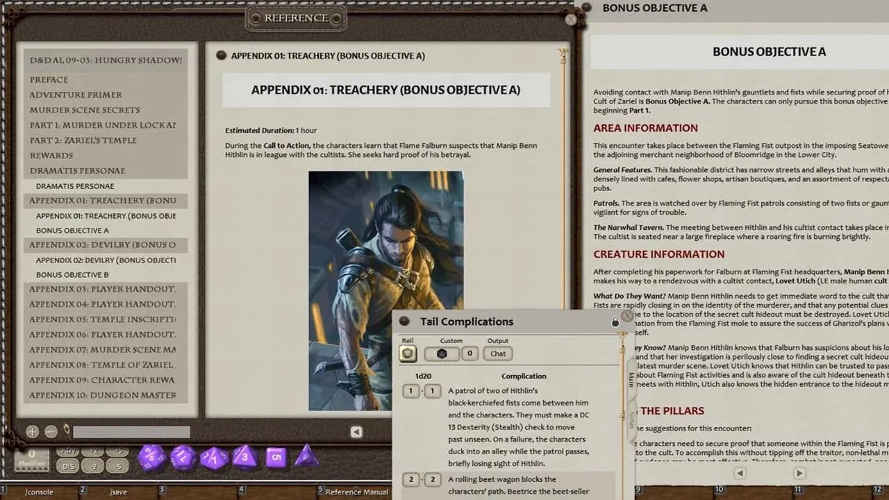Fantasy Grounds - D&D Adventurers League 09-03 Hungry Shadows Screenshot 2
