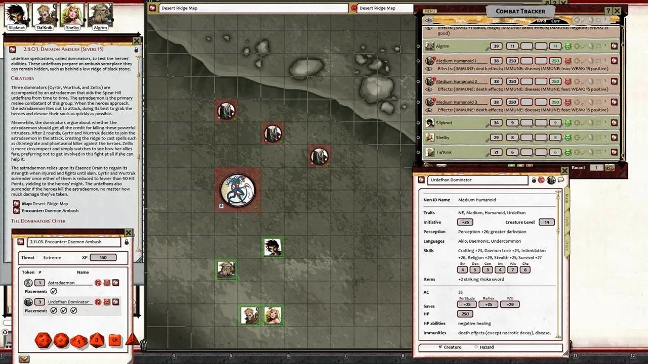 Fantasy Grounds - Pathfinder 2 RPG - Extinction Curse AP 5: Lord of the Black Sands Screenshot 6