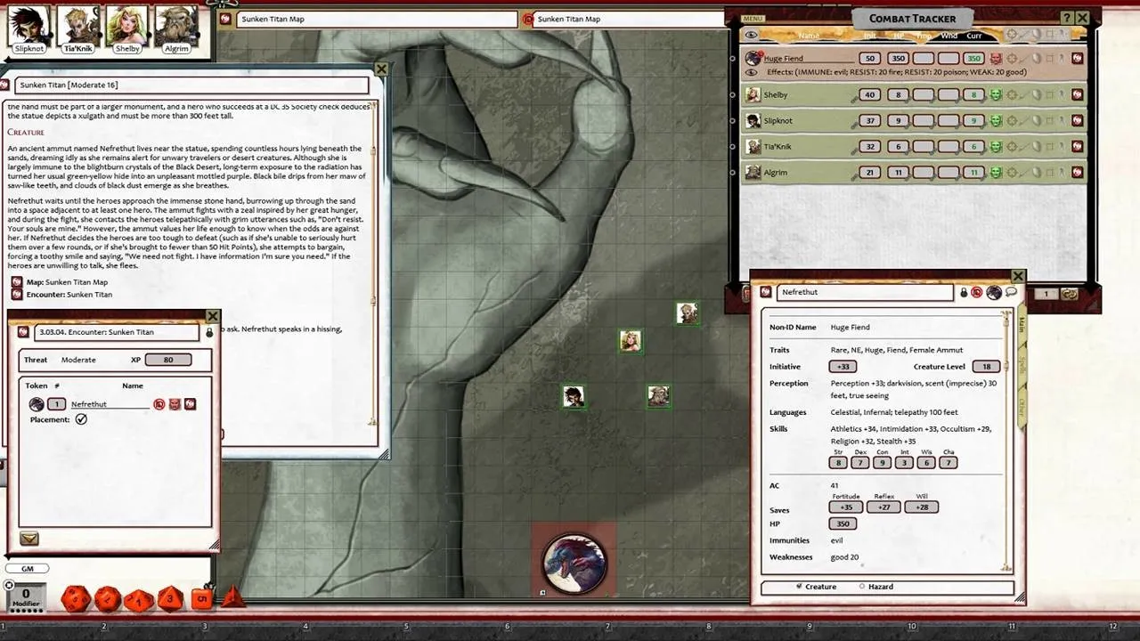 Fantasy Grounds - Pathfinder 2 RPG - Extinction Curse AP 5: Lord of the Black Sands Screenshot 2