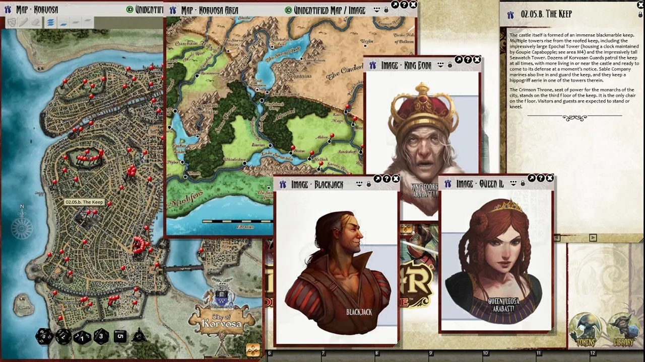 Fantasy Grounds - Pathfinder Chronicles: Guide to Korvosa Screenshot 4