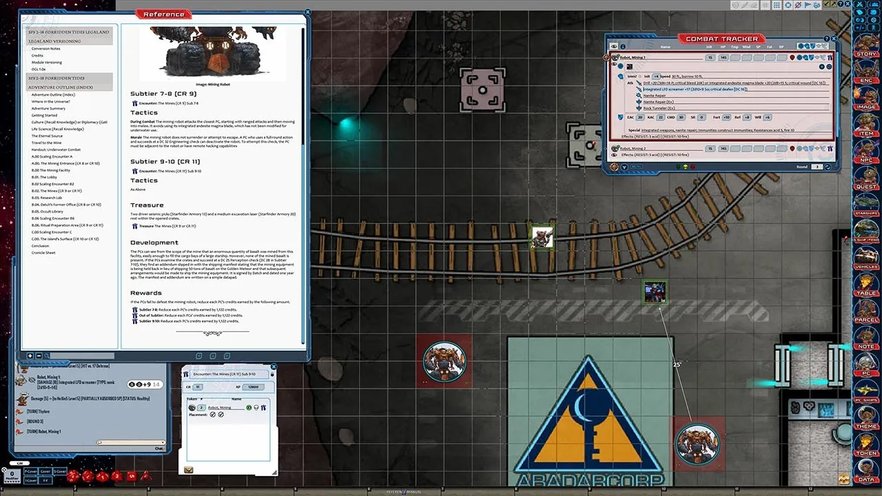 Fantasy Grounds - Starfinder RPG - Starfinder Society Scenario #2-18: Forbidden Tides Screenshot 3