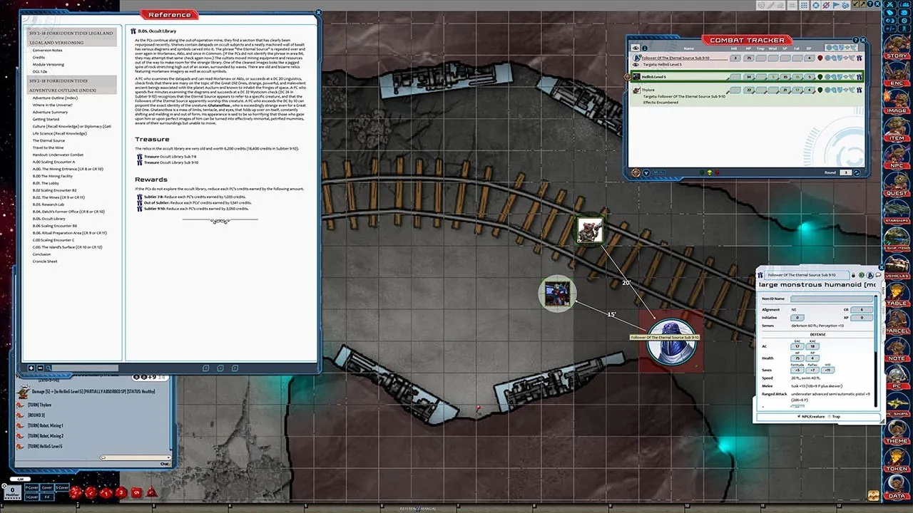 Fantasy Grounds - Starfinder RPG - Starfinder Society Scenario #2-18: Forbidden Tides Screenshot 1