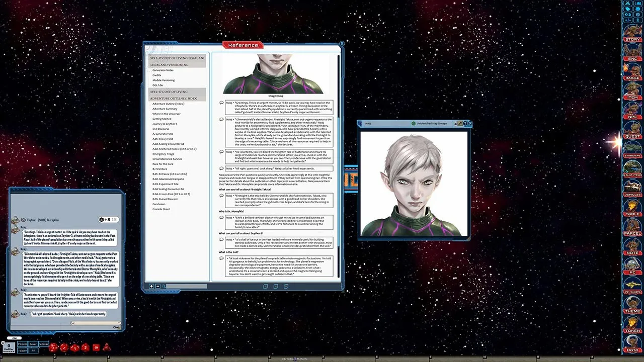Fantasy Grounds - Starfinder RPG - Starfinder Society Scenario #2-17: Cost of Living Screenshot 4