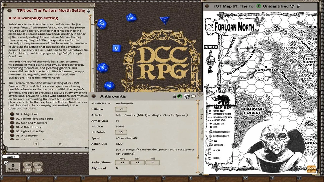 Fantasy Grounds - Dungeon Crawl Classics #79: Frozen In Time Screenshot 1