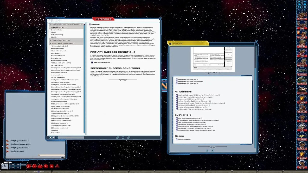 Fantasy Grounds - Starfinder RPG - Starfinder Society Scenario #2-19: Truth Keepers Screenshot 3