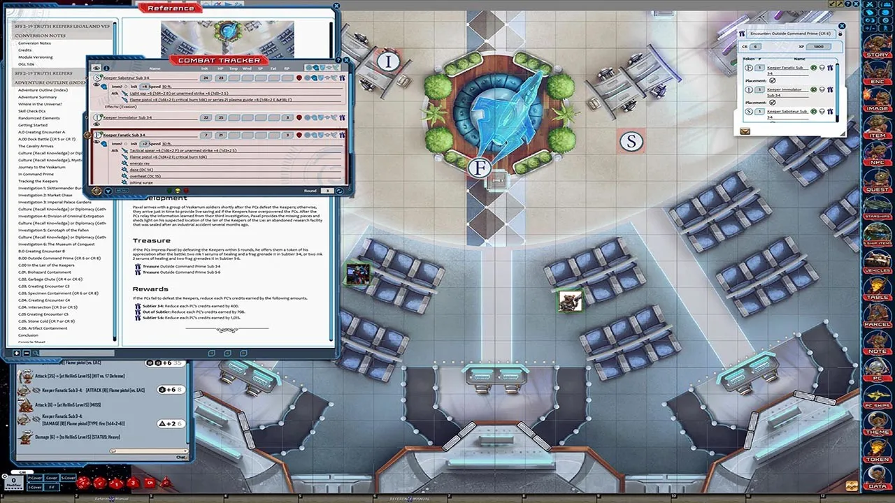 Fantasy Grounds - Starfinder RPG - Starfinder Society Scenario #2-19: Truth Keepers Screenshot 4