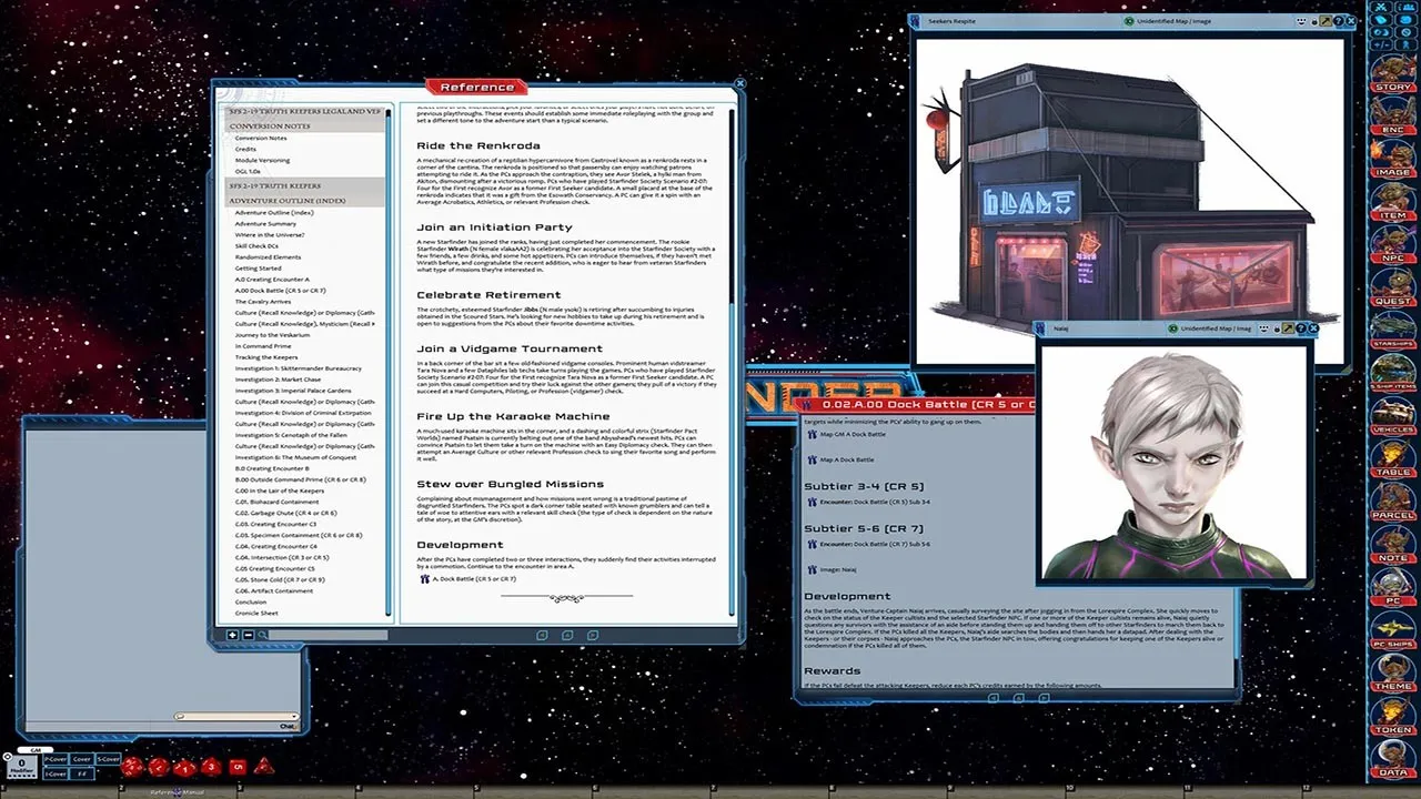 Fantasy Grounds - Starfinder RPG - Starfinder Society Scenario #2-19: Truth Keepers Screenshot 1