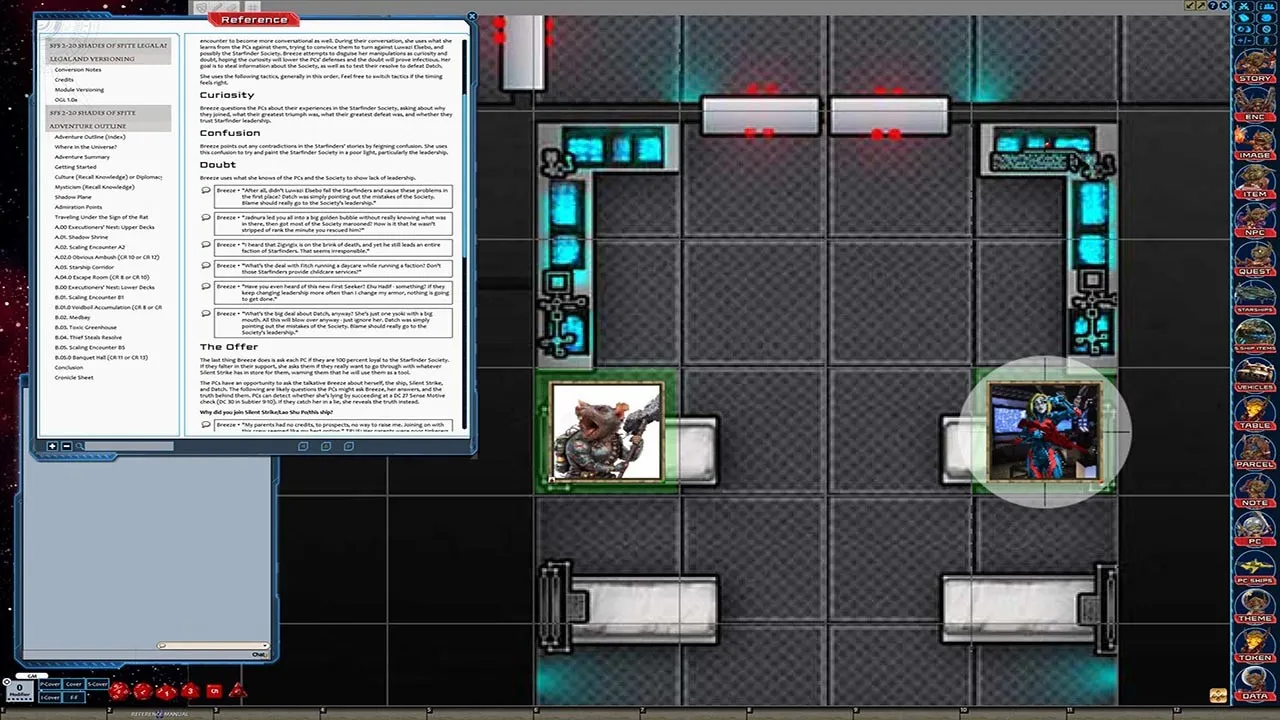 Fantasy Grounds - Starfinder RPG - Starfinder Society Scenario #2-20: Shades of Spite Screenshot 5